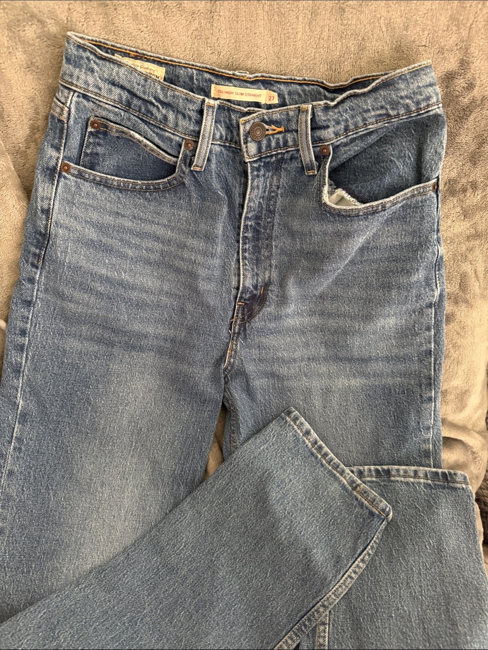 Levi's Light Blue Women's Straight Leg Jeans